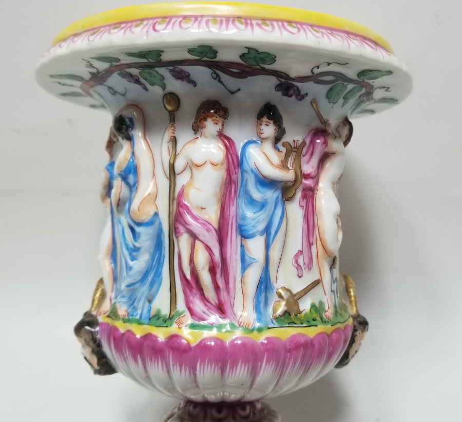 OSMANLI DÖNEMİ NADİR TİPTE EL BOYAMA SUNAK KASESİ