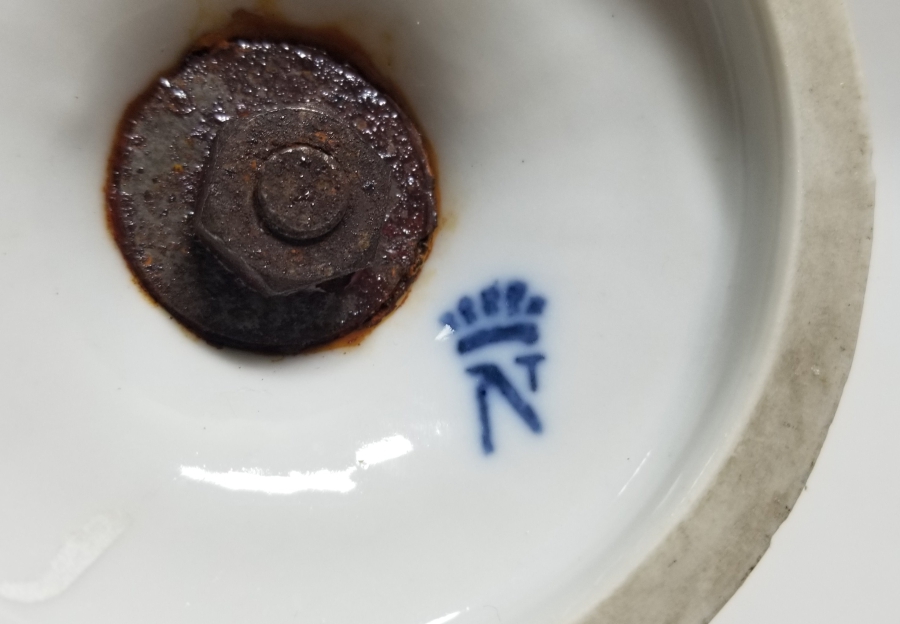 OSMANLI DÖNEMİ NADİR TİPTE EL BOYAMA SUNAK KASESİ