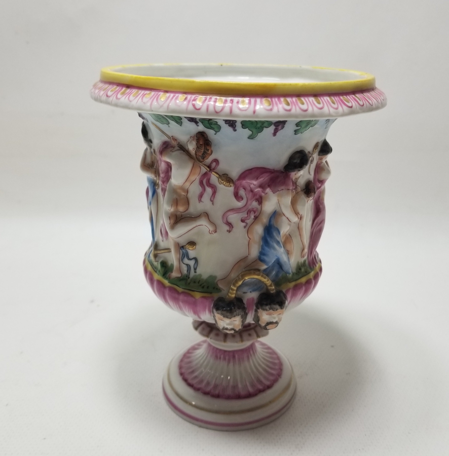 OSMANLI DÖNEMİ NADİR TİPTE EL BOYAMA SUNAK KASESİ