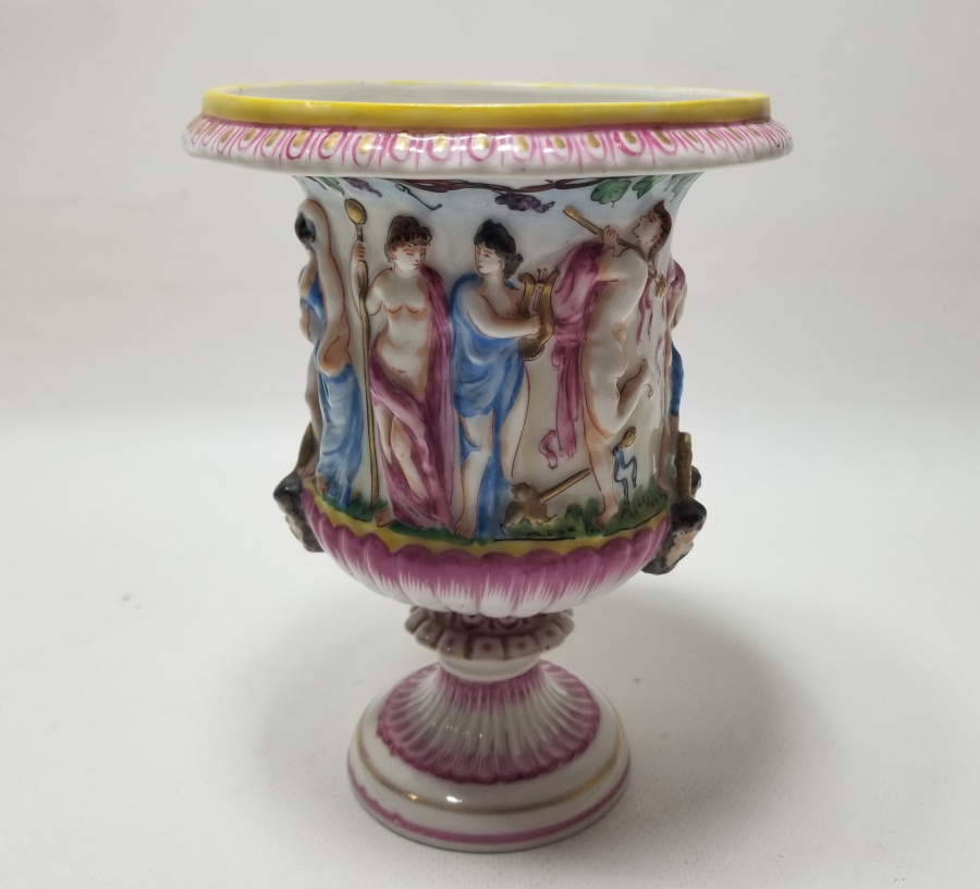 OSMANLI DÖNEMİ NADİR TİPTE EL BOYAMA SUNAK KASESİ