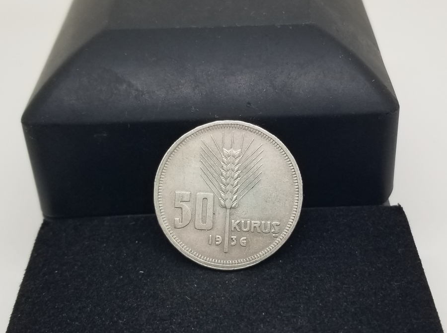 1936 YILI KOLEKSİYONLUK GÜMÜŞ 50 KURUŞ