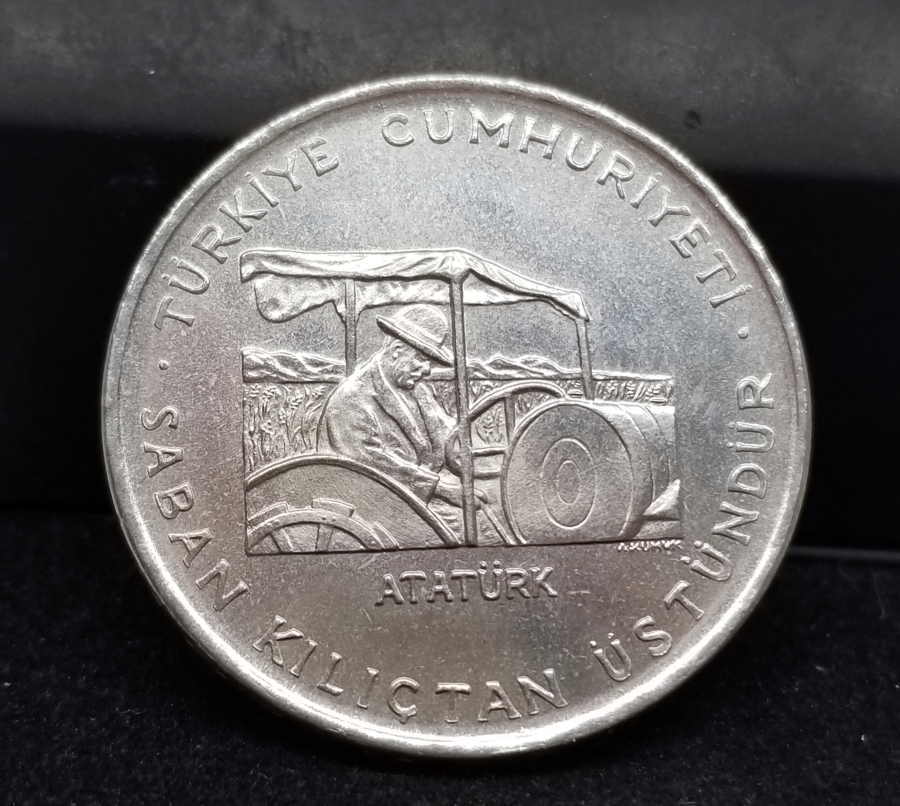 1972 YILI SABAN KILIÇTAN ÜSTÜNDÜR HATIRA 2,5 LİRA