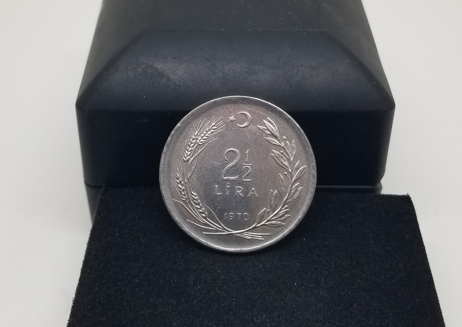 1972 YILI SABAN KILIÇTAN ÜSTÜNDÜR HATIRA 2,5 LİRA
