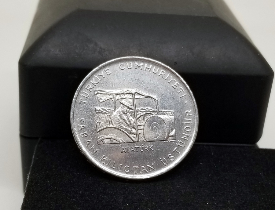 1972 YILI SABAN KILIÇTAN ÜSTÜNDÜR HATIRA 2,5 LİRA