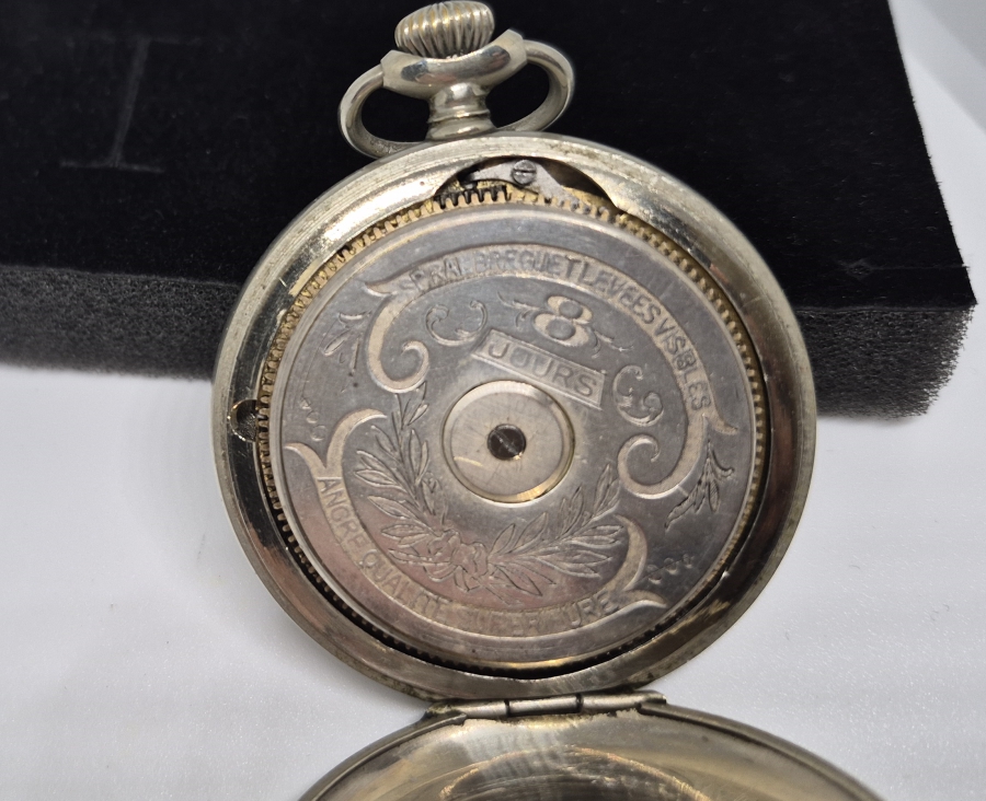 NADİR TİPTE OSMANLI DÖNEMİ 8 GÜNLÜK HEBDOMAS CEP SAATİ