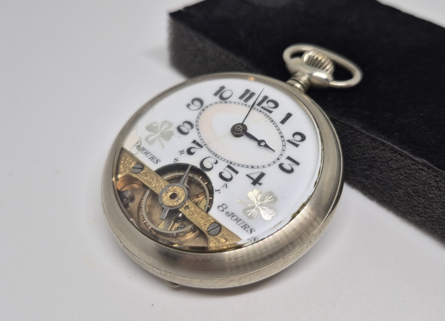 NADİR TİPTE OSMANLI DÖNEMİ 8 GÜNLÜK HEBDOMAS CEP SAATİ