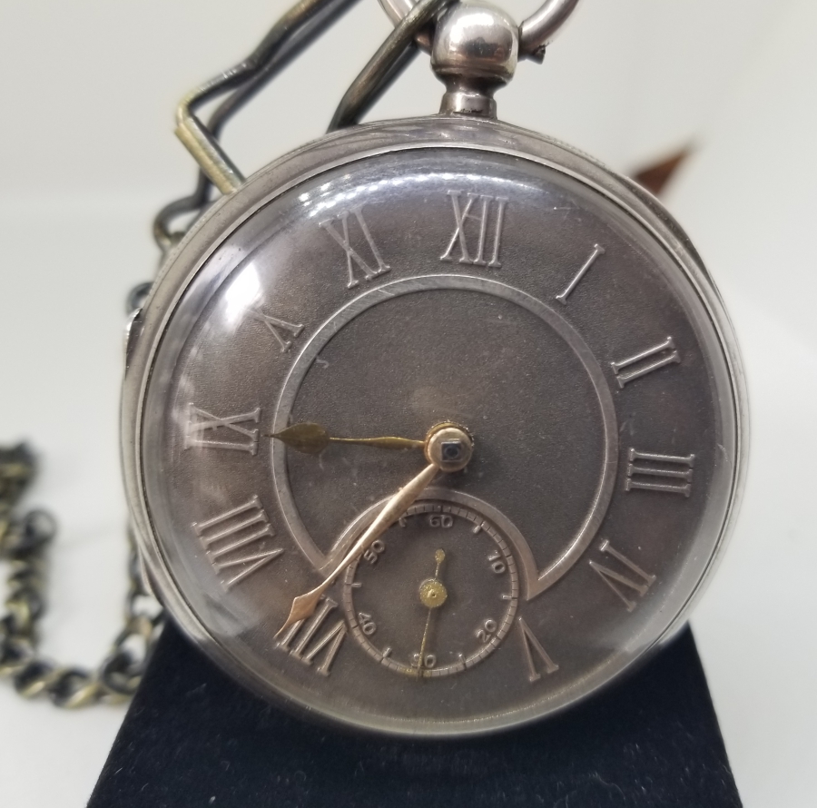 NADİR TİPTE GÜMÜŞ KASA YARIM PRİOR CEP SAATİ