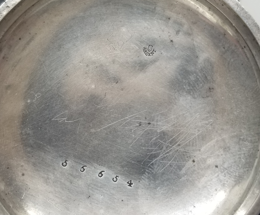 OSMANLI DÖNEMİ NADİR TİPTE GÜMÜŞ KASA KURMALI CEP SAATİ