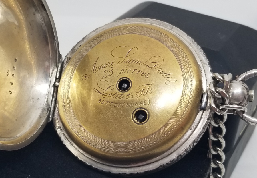 OSMANLI DÖNEMİ NADİR TİPTE GÜMÜŞ KASA KURMALI CEP SAATİ