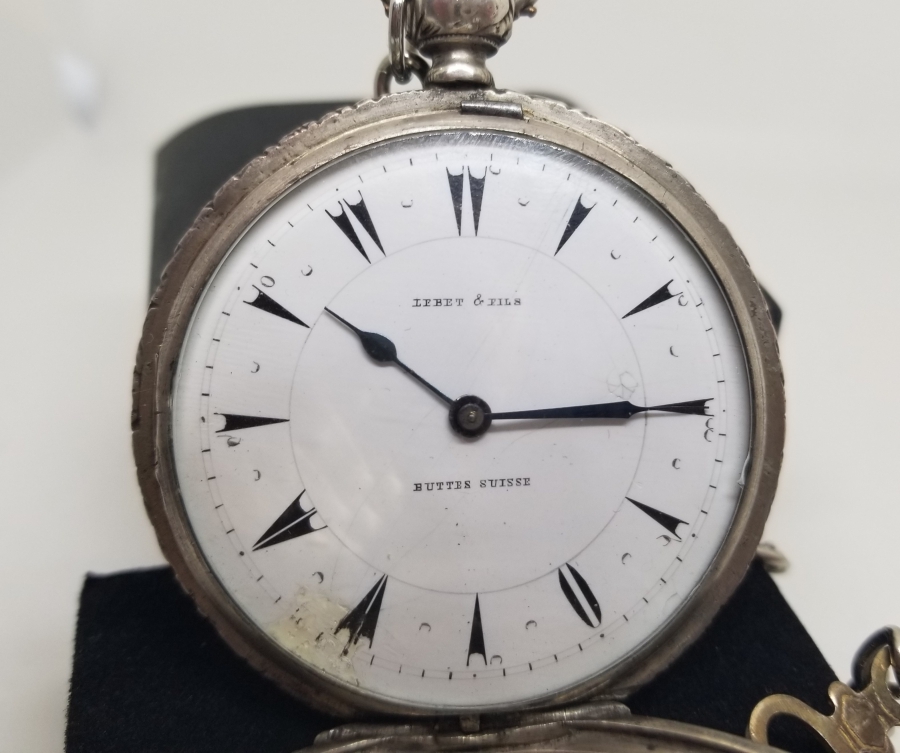 OSMANLI DÖNEMİ NADİR TİPTE GÜMÜŞ KASA KURMALI CEP SAATİ