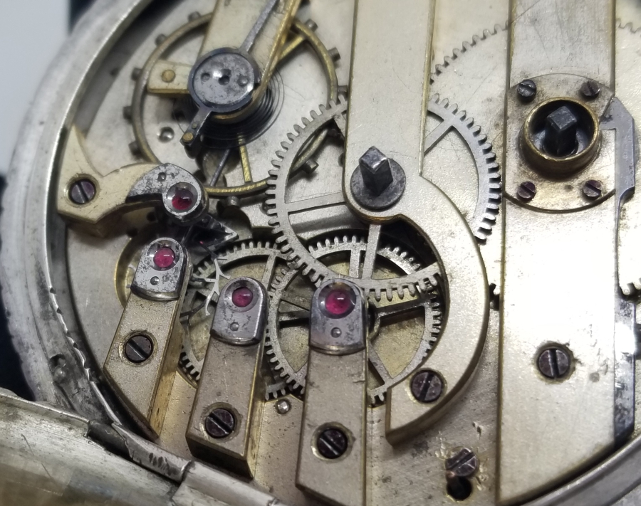 OSMANLI DÖNEMİ NADİR TİPTE GÜMÜŞ KASA KURMALI CEP SAATİ