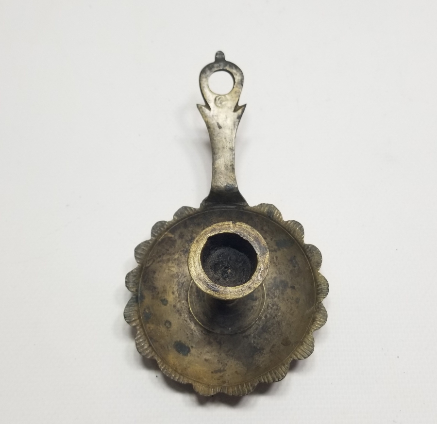 SÜLEYMANİYE DAMGALI EL YAPIMI OSMANLI DÖNEMİ NADİR TİPTE EL MUMLUĞU