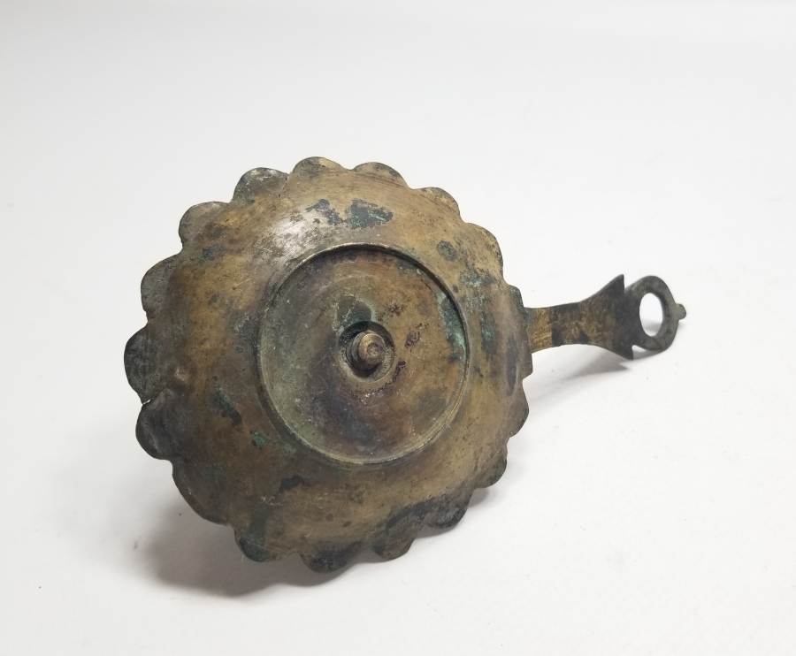 SÜLEYMANİYE DAMGALI EL YAPIMI OSMANLI DÖNEMİ NADİR TİPTE EL MUMLUĞU