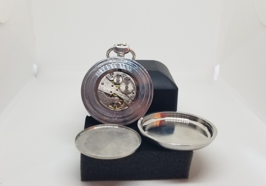 HIZLI TREN AÇILIŞ HATIRASI KURMALI CEP SAATİ