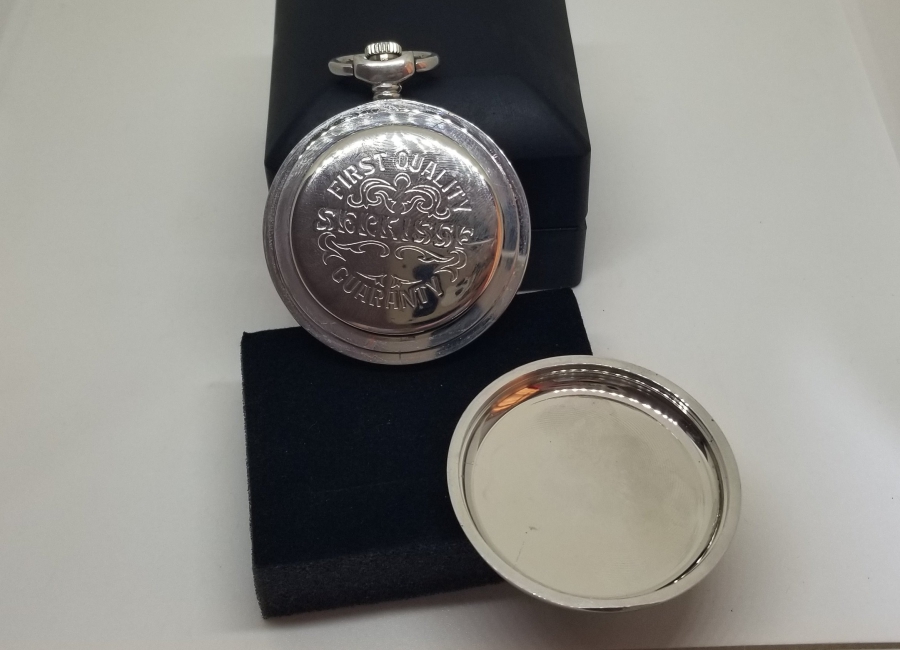 HIZLI TREN AÇILIŞ HATIRASI KURMALI CEP SAATİ