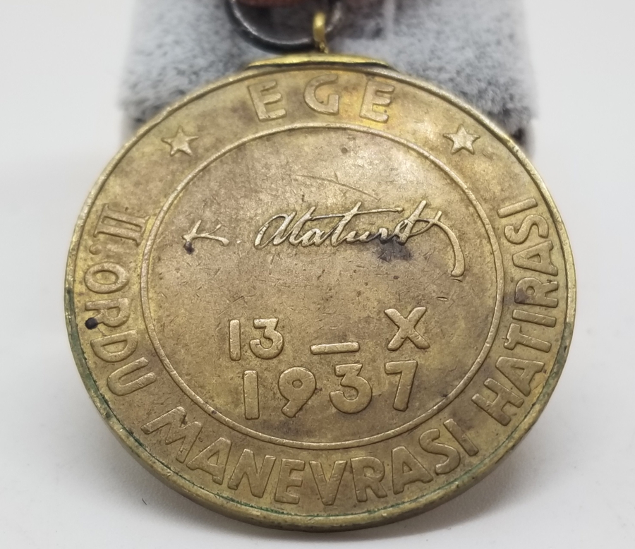 ORİJİNAL KURDELASIYLA EGE 2.ORDU MANEVRASI HATIRASI MADALYA