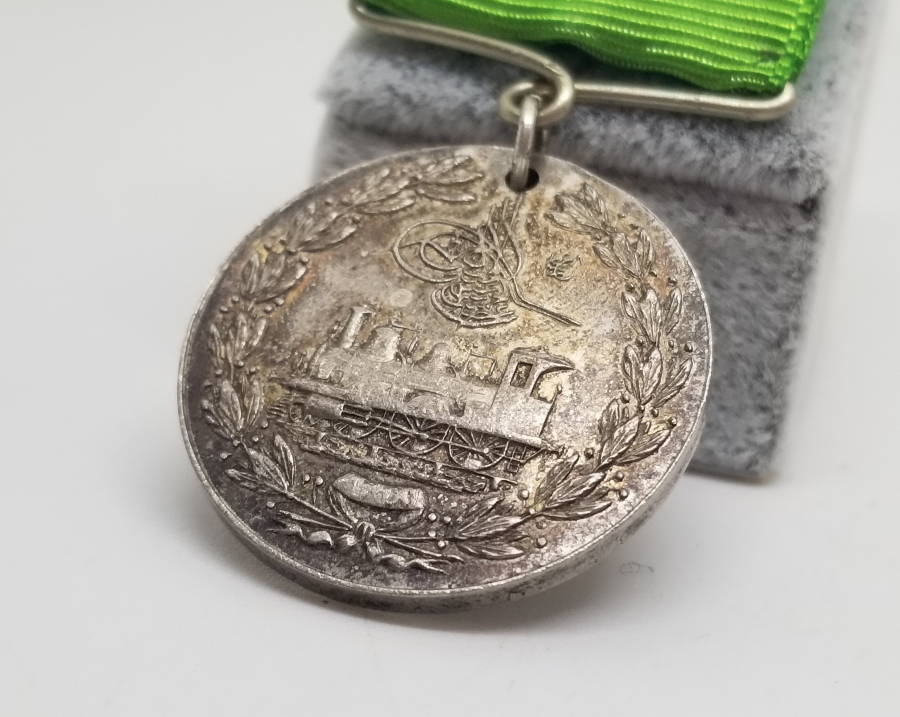 OSMANLI DÖNEMİ NİKEL HİCAZ DEMİRYOLU MADALYASI