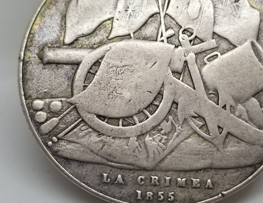 OSMANLI DÖNEMİ GÜMÜŞ KIRIM MADALYASI