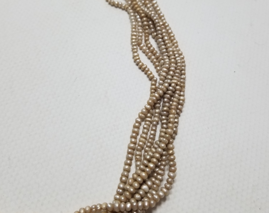 OSMANLI DÖNEMİ BÜYÜK BOY TAM TUR İNCİ GERDANLIK