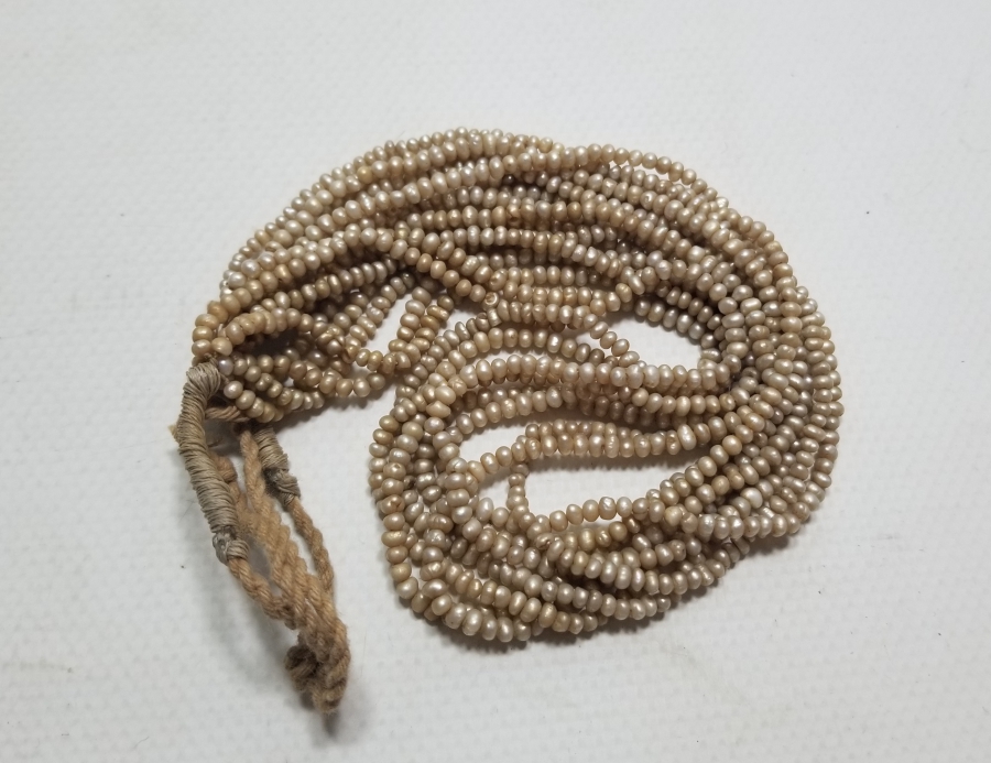 OSMANLI DÖNEMİ BÜYÜK BOY TAM TUR İNCİ GERDANLIK