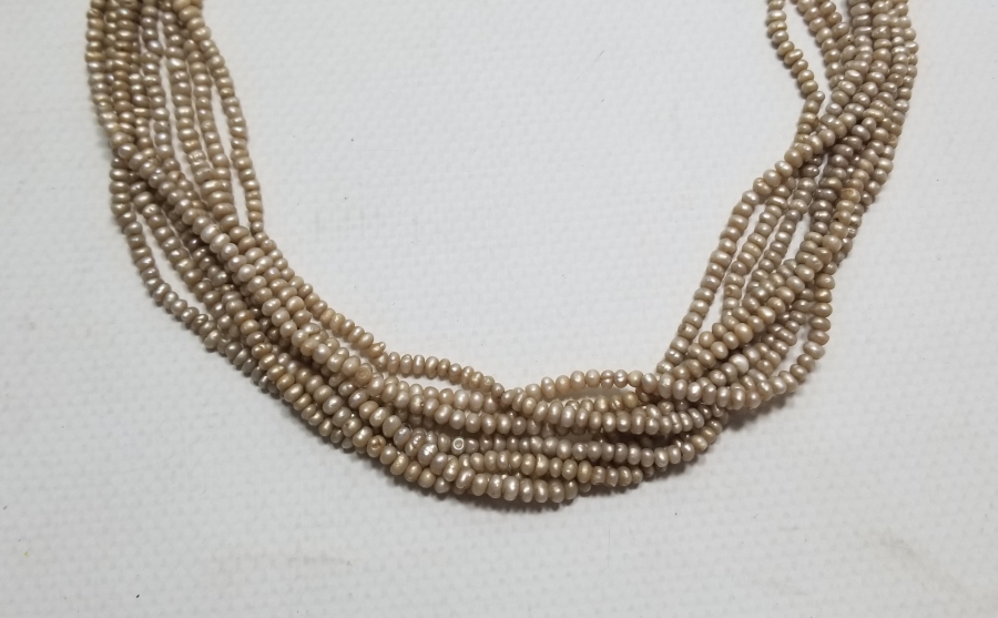 OSMANLI DÖNEMİ BÜYÜK BOY TAM TUR İNCİ GERDANLIK