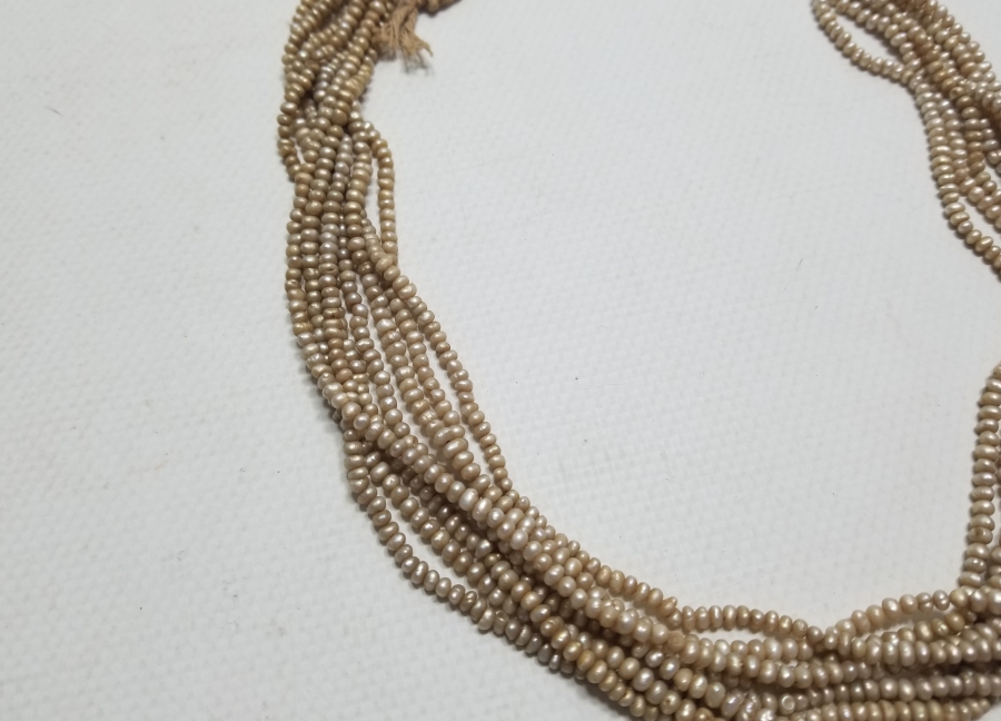 OSMANLI DÖNEMİ BÜYÜK BOY TAM TUR İNCİ GERDANLIK