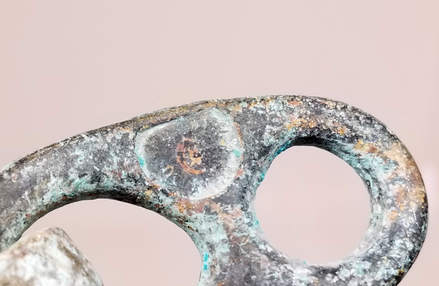 ÜZERİ DAMGALI OSMANLI DÖNEMİ NADİR TOP CALASKARI PARÇASI