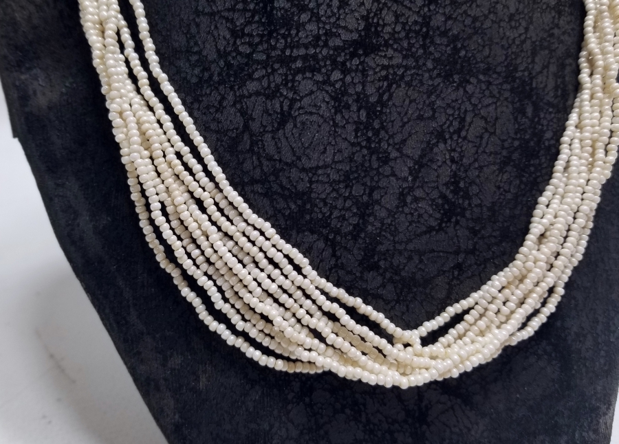 OSMANLI DÖNEMİ İNCİ FORMLU OPAL GERDANLIK