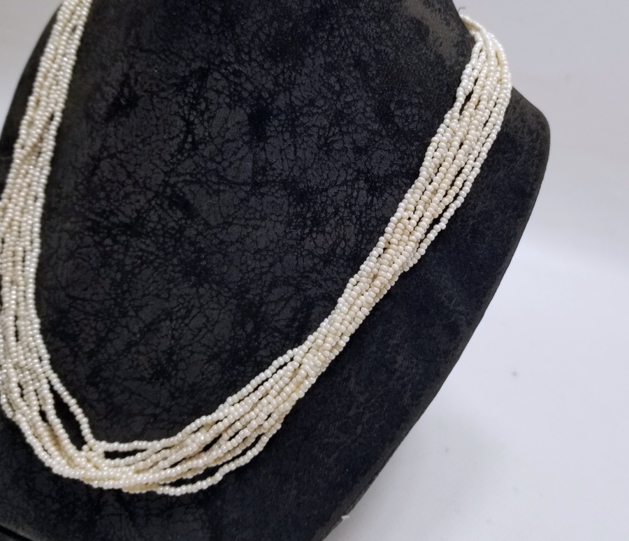 OSMANLI DÖNEMİ İNCİ FORMLU OPAL GERDANLIK