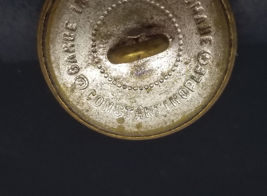 OSMANLI DÖNEMİ TOMBAK TOPÇU SUBAY DÜĞMESİ