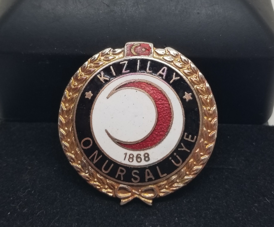 ÇOK NADİR KIZILAY ONURSAL ÜYE ROZETİ