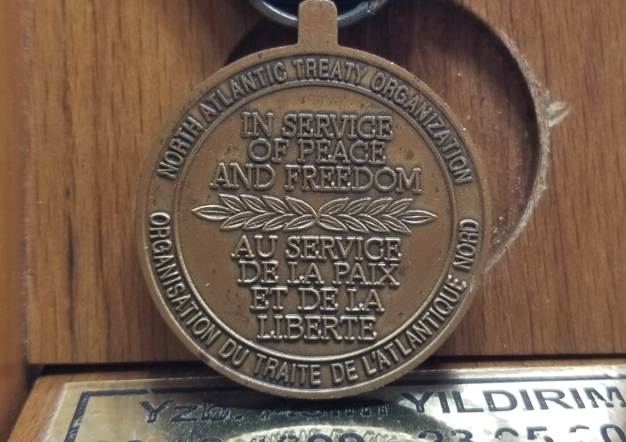 ORİJİNAL ŞİLTİYLE BİRLEŞMİŞ MİLLETLER MADALYASI