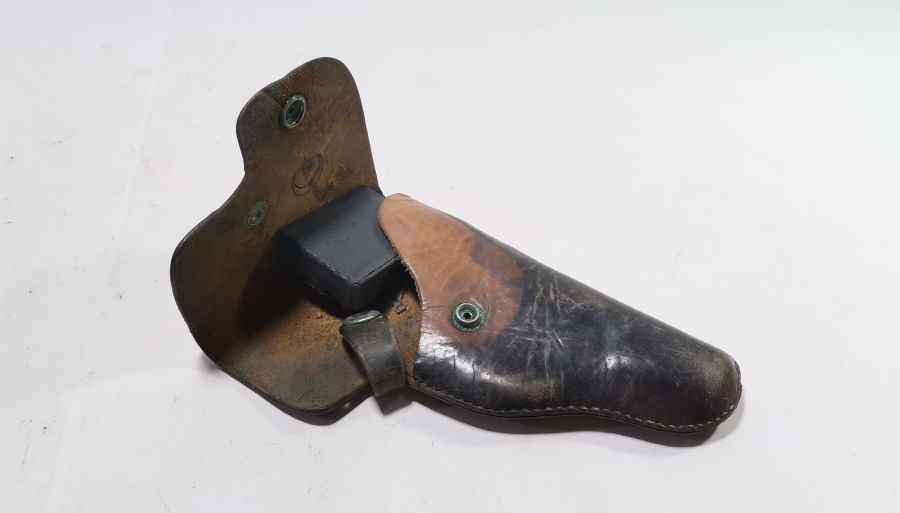 ÜZERİ AY YILDIZ FİGÜRLÜ OSMANLI SUBAY TABANCA KILIFI