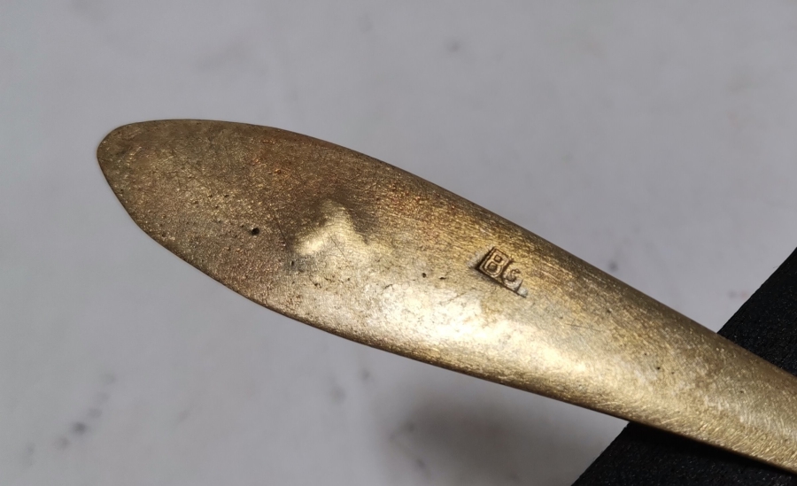 ÜZERİ OSMANLICA YAZILI NADİR SUBAY KAŞIĞI