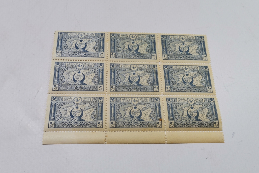 1. DÜNYA SAVAŞI DÖNEMİ KULLANILMAMIŞ PUL BLOĞU