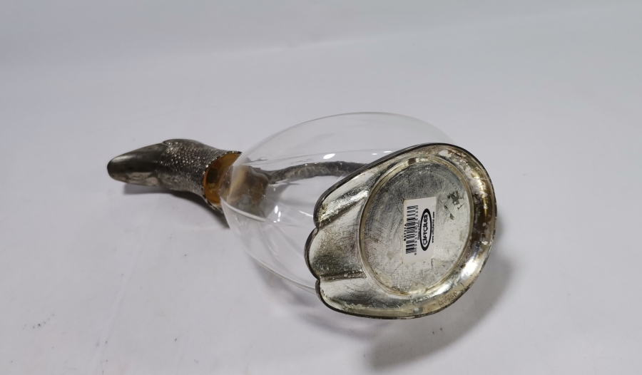 ÖRDEK FORMUNDA YAPILMIŞ ANTİKA FRANSIZ SÜRAHİ