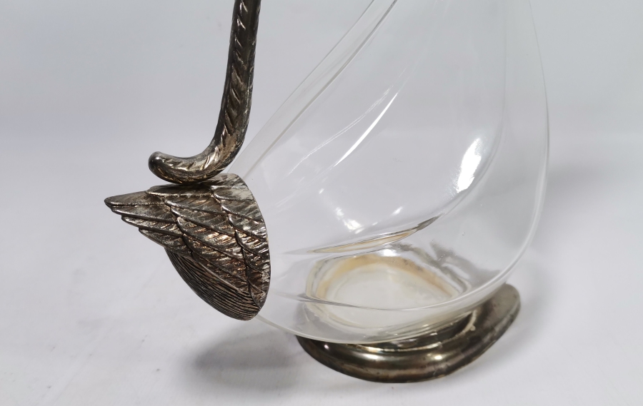 ÖRDEK FORMUNDA YAPILMIŞ ANTİKA FRANSIZ SÜRAHİ