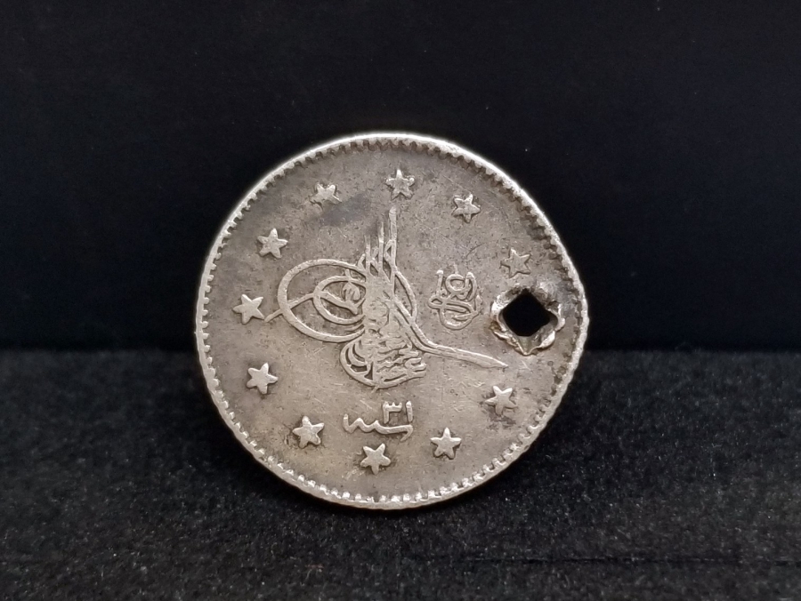 SULTAN ABDÜLHAMİD HAN DÖNEMİ GÜMÜŞ 1 KURUŞ MECİDİYE PARA