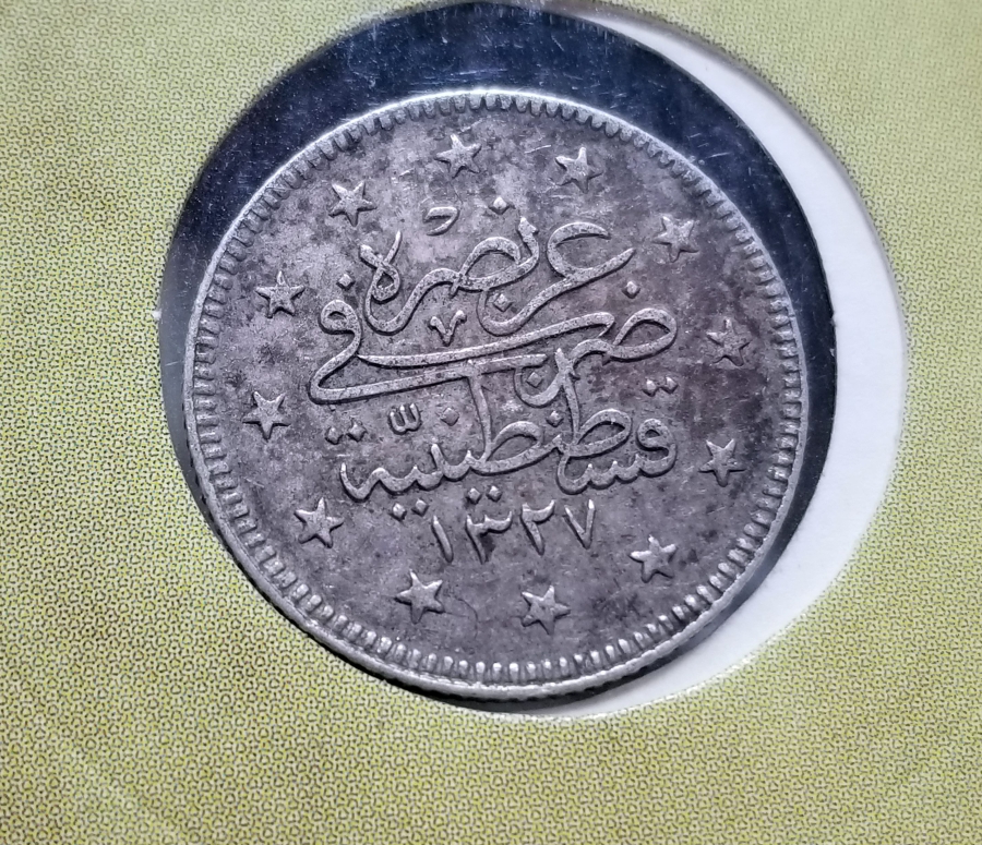 SULTAN MEHMET REŞAD HAN DÖNEMİ GÜMÜŞ 2 KURUŞ MECİDİYE