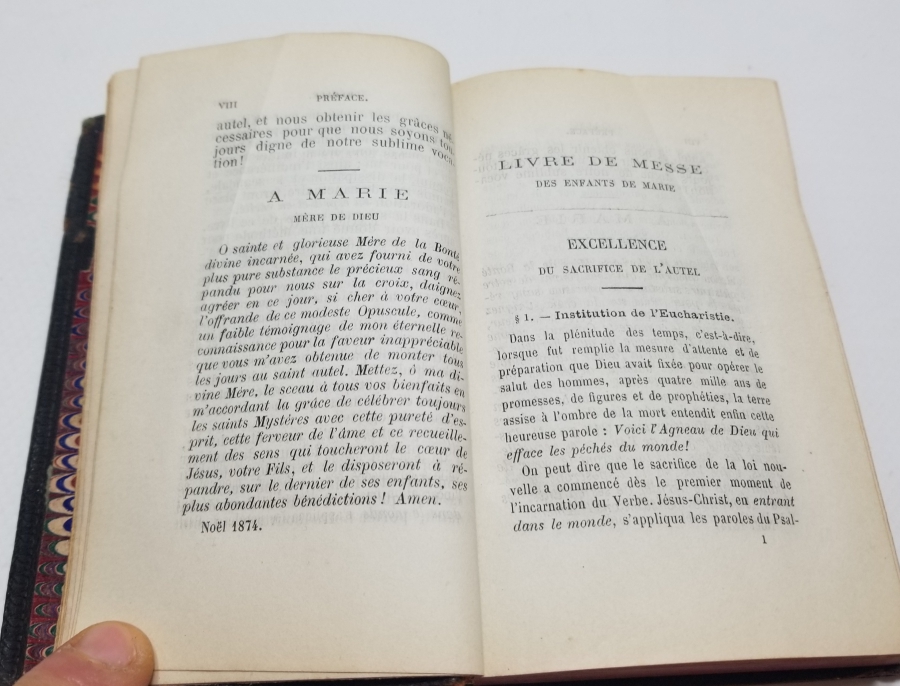 1874 TARİHLİ DERİ CİLTLİ ANTİKA İNCİL