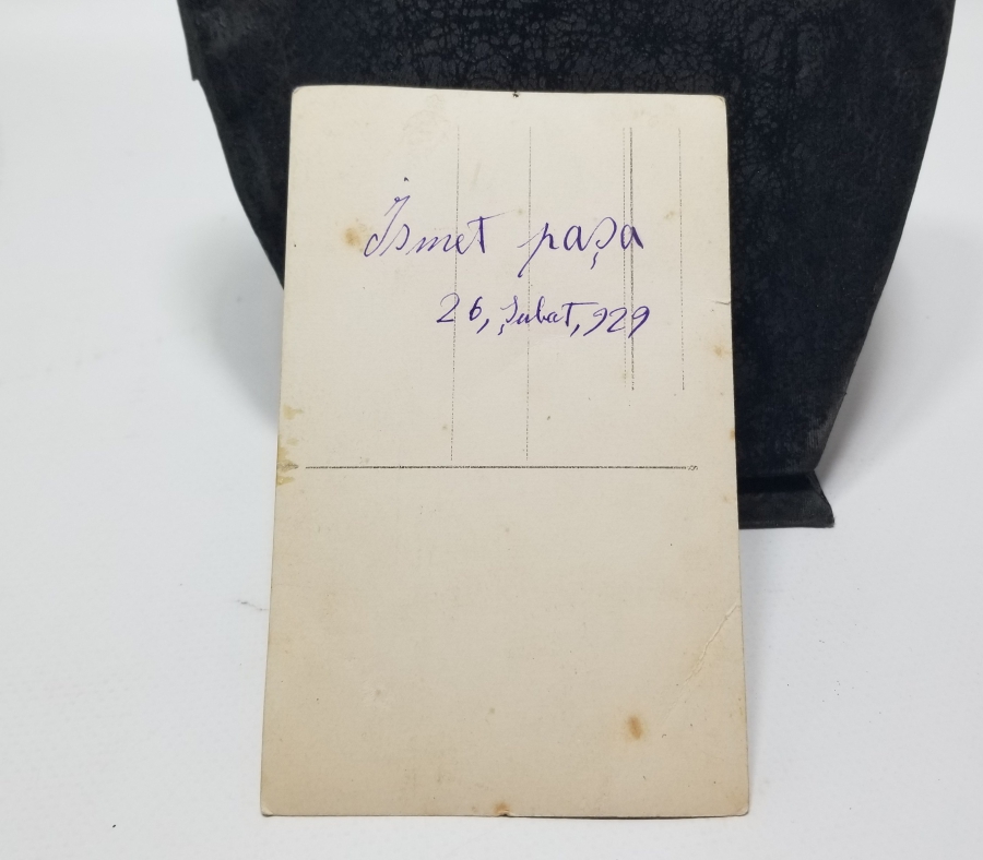 İSMET PAŞA OSMANLI SUBAYI İKEN ÇEKİLMİŞ ÇOK NADİR FOTOĞRAF