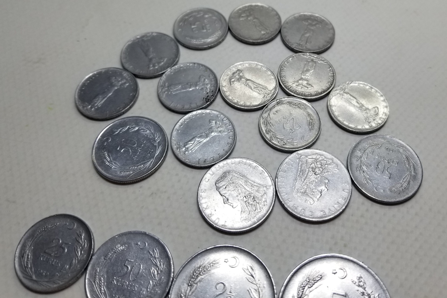 1970-1980LERDEN ANTİKA METAL PARA LOTU