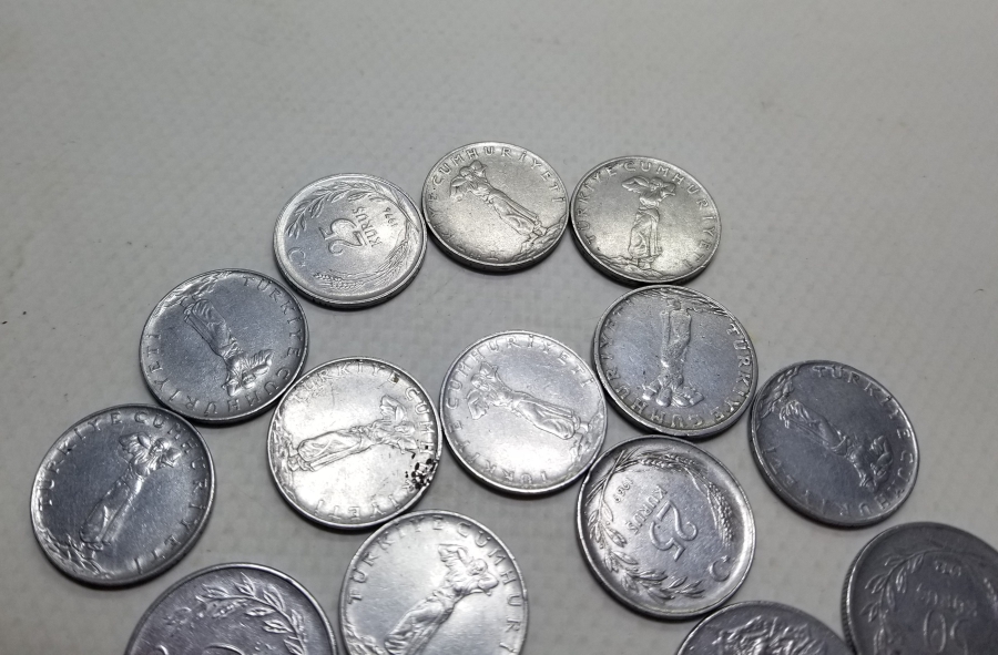 1970-1980LERDEN ANTİKA METAL PARA LOTU