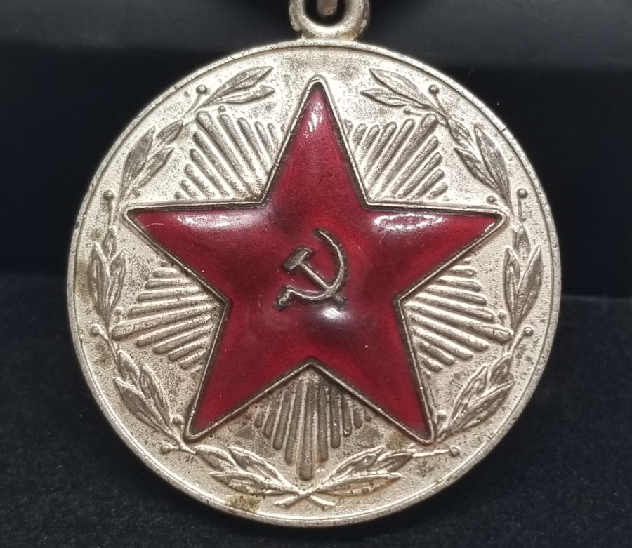 2. DÜNYA SAVAŞI SOVYET RUSYA 1. DERECE KUSURSUZ HİZMET MADALYASI