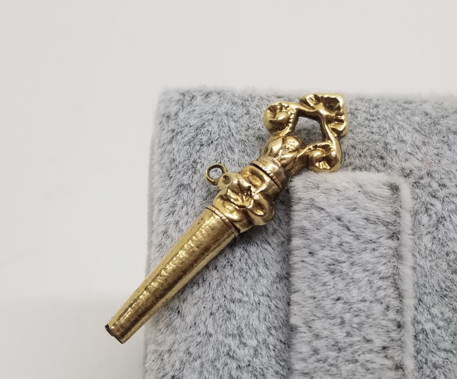 OSMANLI DÖNEMİ ALTIN CEP SAATİ KURMA ANAHTARI