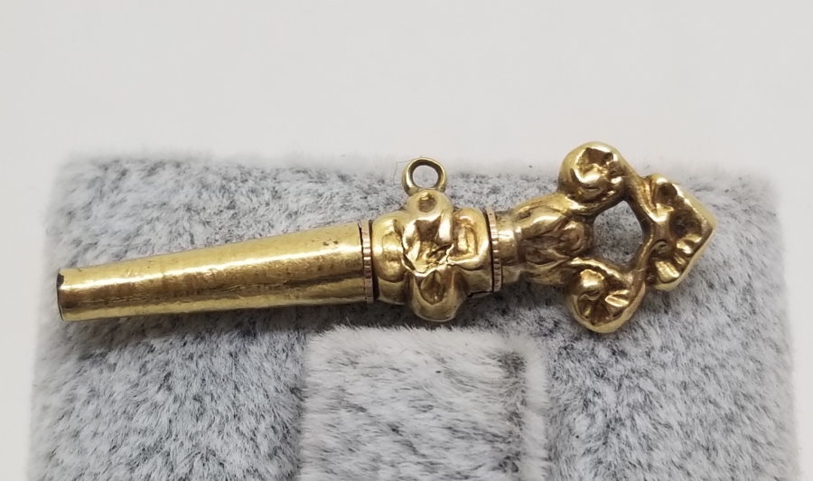 OSMANLI DÖNEMİ ALTIN CEP SAATİ KURMA ANAHTARI