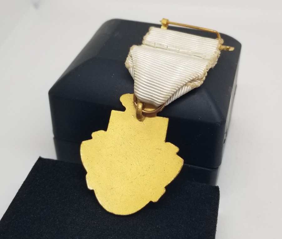 ORİJİNAL ASKISIYLA ANTİKA MASONİK MADALYA