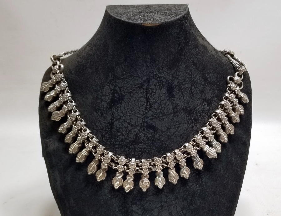 TAMAMI EL YAPIMI TÜRKMEN İŞİ ANTİKA GERDANLIK