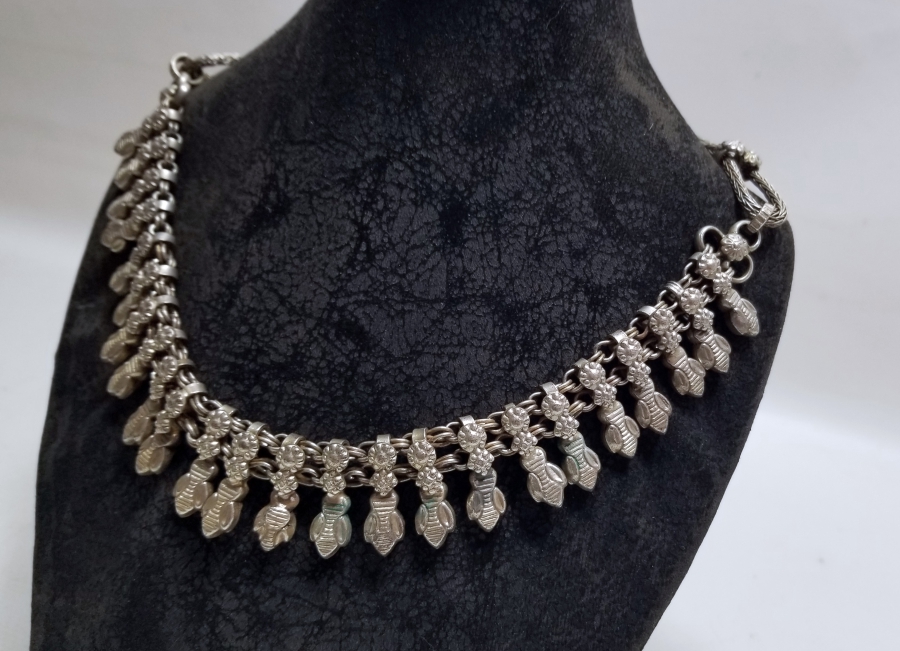 TAMAMI EL YAPIMI TÜRKMEN İŞİ ANTİKA GERDANLIK