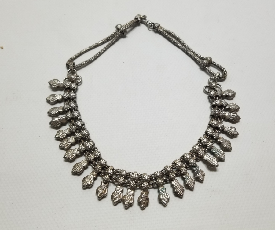 TAMAMI EL YAPIMI TÜRKMEN İŞİ ANTİKA GERDANLIK